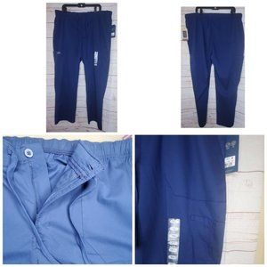 Cherokee Authentic Professionals Workwear Navy Blue XL WW190 Scrub Pants 5 Pkt